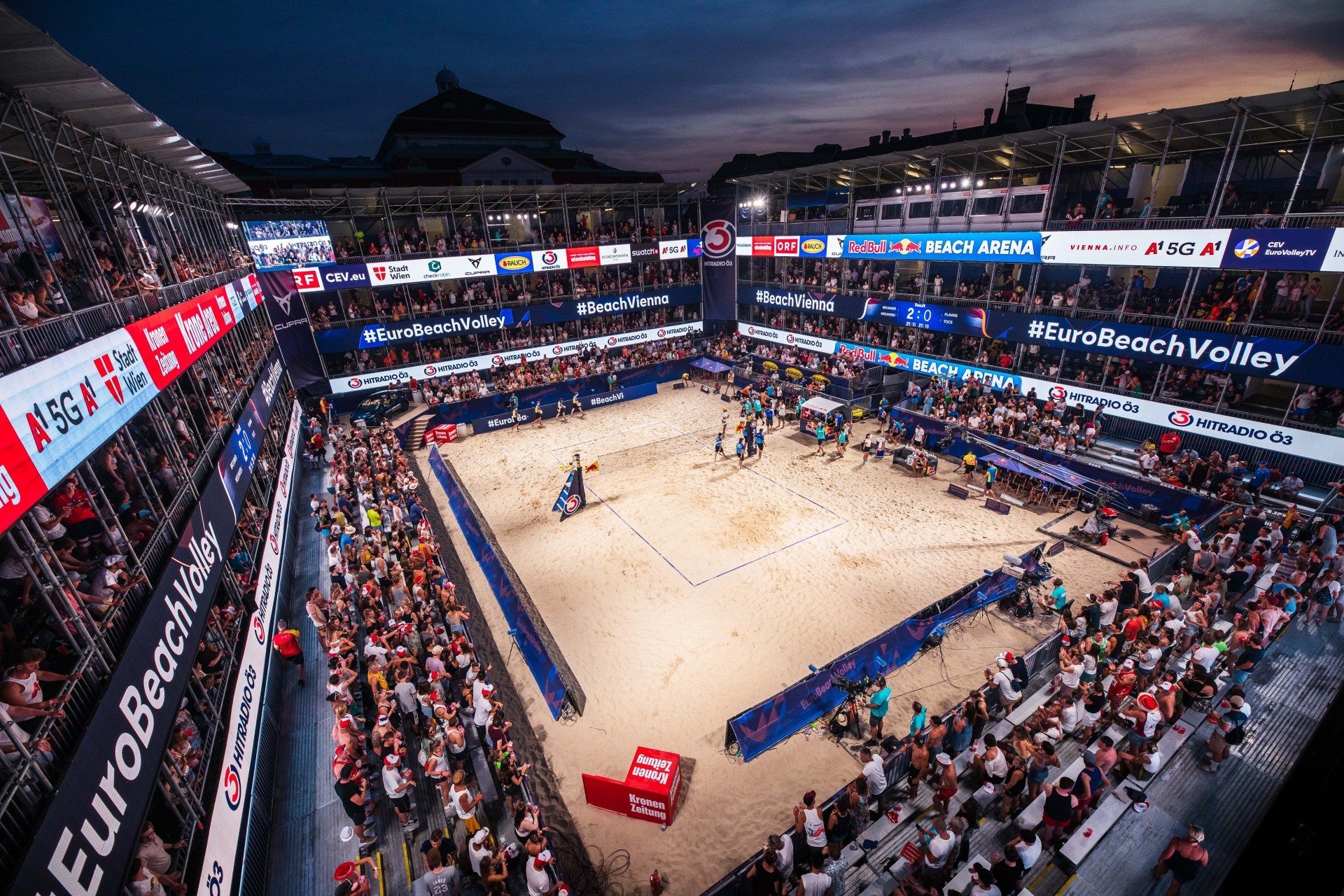 The remodeled Red Bull Beach Arena was electric in each of the five days of the event